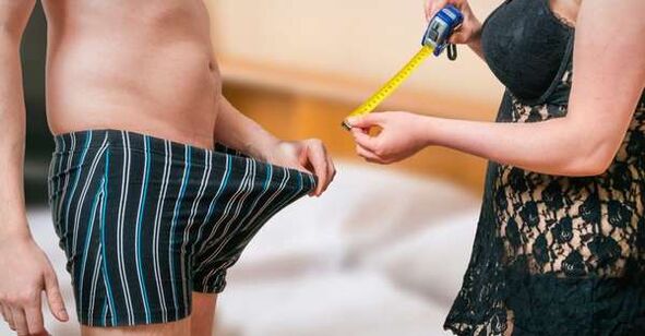 Meranie penisu s centimeterom